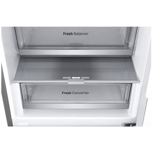 Frigorífico LG Combi Total No Frost 180cm 344L E Prata Compressor Garantia Vitalícia