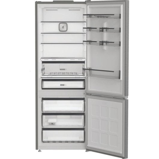 Frigorífico Whirlpool Dos Puertas No Frost 192cm 490L D Inox Antiescarcha Bajo Ruido