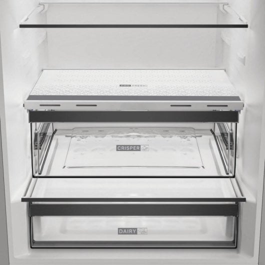 Frigorífico Whirlpool Dos Puertas No Frost 192cm 490L D Inox Antiescarcha Bajo Ruido