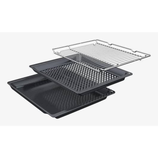 Horno électrique Bosch Serie 4 HRG532ES3 71L Noir avec nettoyage automatique