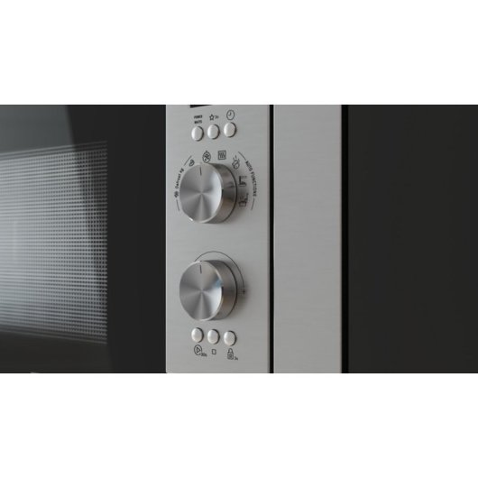 Microondas Teka NEO MS 6200 BIH SS 20L 1200W Grill Integrado Pantalla Botones Giratorio