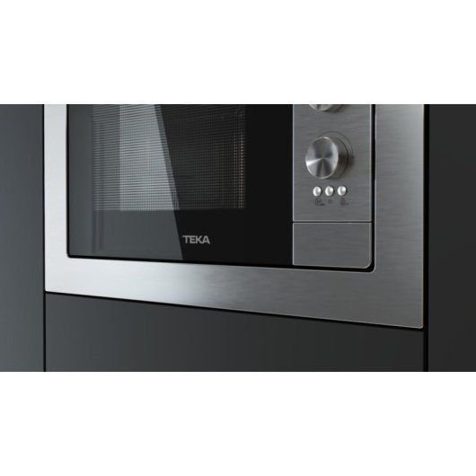 Microondas Teka NEO MS 6200 BIH SS 20L 1200W Grill Integrado Pantalla Botones Giratorio