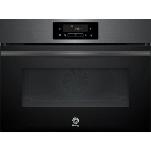 Horno Compacto Balay 3CB4821G3 47L 60cm Pirolítico Hidrolítico A AirFryer Grafito