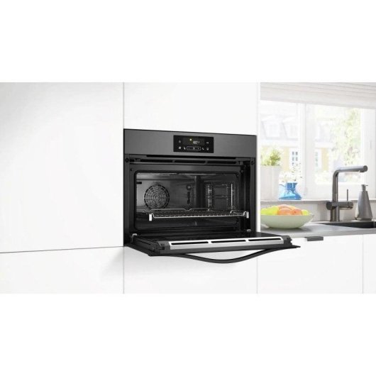 Horno Compacto Balay 3CB4821G3 47L 60cm Pirolítico Hidrolítico A AirFryer Grafito