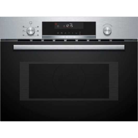 Microondas Bosch Serie 6 CMA585GS1 44 Litros 900W Integrado com Tela LCD e Controlo Giratório