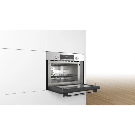 Microondas Bosch Serie 6 CMA585GS1 44 Litros 900W Integrado com Tela LCD e Controlo Giratório