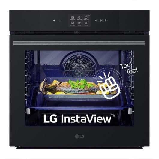 Horno Multifunción LG WSED7667M 76L 60cm Limpieza Vapor A++ con WiFi Negro