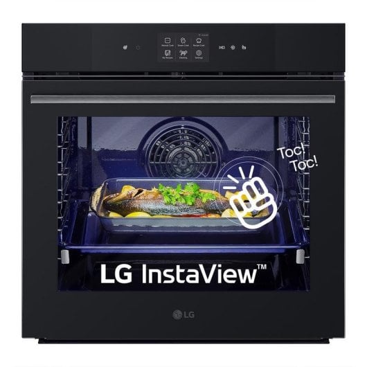 Horno Multifunción LG WSED7667M 76L 60cm Limpieza Vapor A++ con WiFi Negro