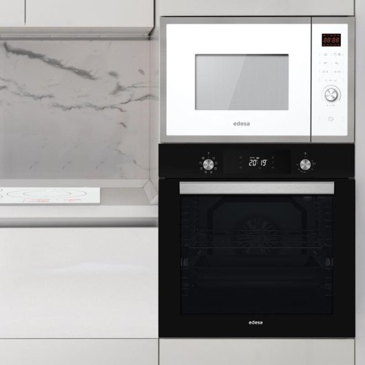Horno Multifunción Edesa EOE-7040 BK 72L 60cm Limpieza Manual A Grill Negro
