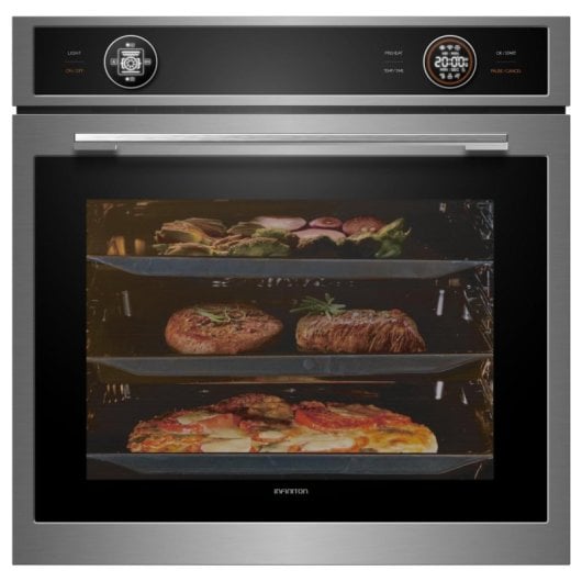 Horno eléctrico Infiniton HORNO DD13SA 72L Inox con autolimpieza y triple acristalamiento