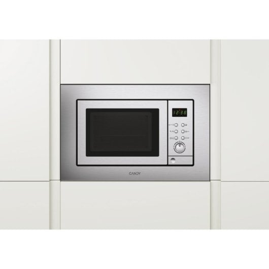 Microondas Candy CMGI201EX 20L 800W Combinado Integrado Inox Pantalla Botones Giratorio