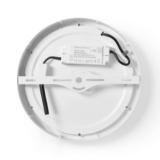 Deckenleuchte Nedis WIFILAW20WT WLAN Intelligente Lampe Weiß Kalt-Neutral-Warmweiß 2700-6500K