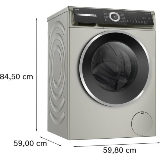 Lavadora Bosch Serie 6 WGH244AXES 9kg Carga Frontal 1400rpm A Inox