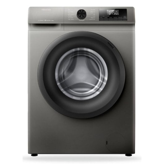 Lavadora Hisense WF1Q8041BT 8kg Carga Frontal 1400rpm B Cinza A