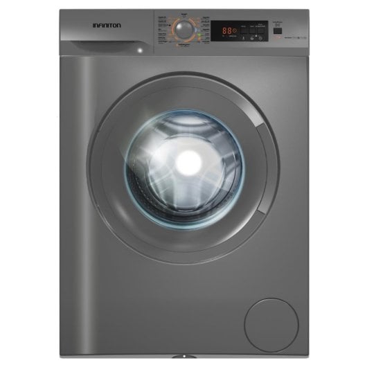 Lavadora Infiniton WM-D82DKE 8kg Carga Frontal 1200rpm D Acero Inoxidable Oscuro