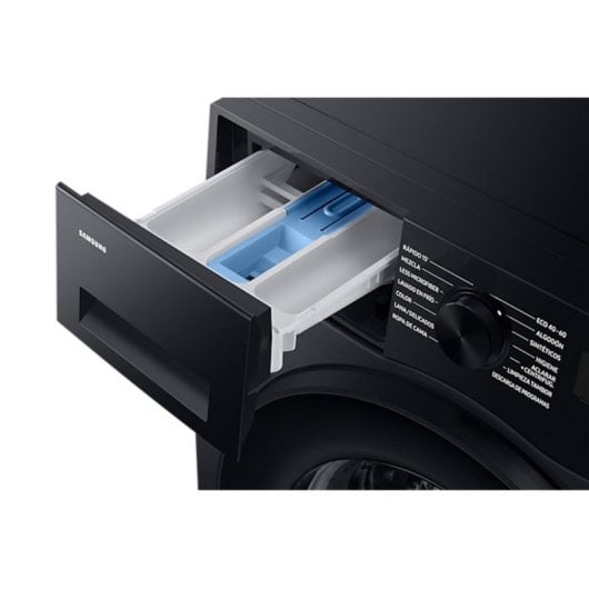 Lavadora Samsung WW80CGC04DAB 8kg Carga Frontal 1400rpm Clase A Negra Wi-Fi Steam EcoBubble