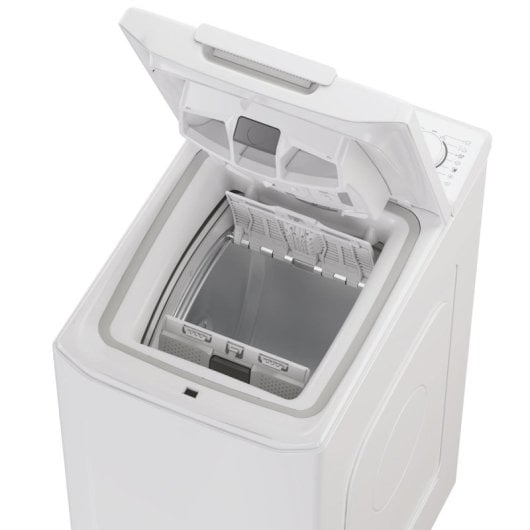 Lave-linge Candy TCA263D3-S 6kg Charge Supérieure 1200rpm Classe C Blanche avec Quick&Clean