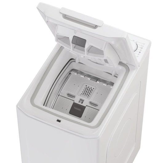 Lave-linge Candy TCA263D3-S 6kg Charge Supérieure 1200rpm Classe C Blanche avec Quick&Clean