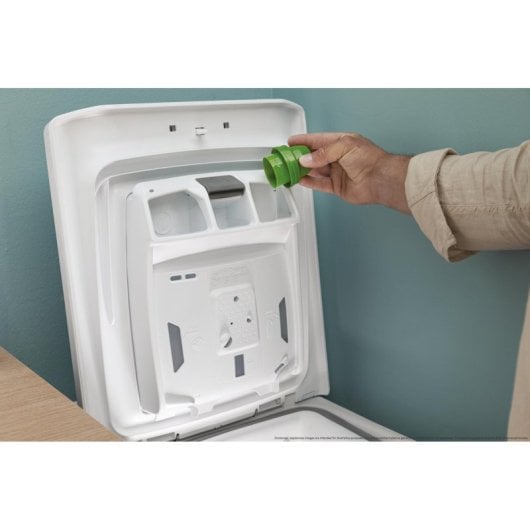 Lave-linge Candy TCA263D3-S 6kg Charge Supérieure 1200rpm Classe C Blanche avec Quick&Clean