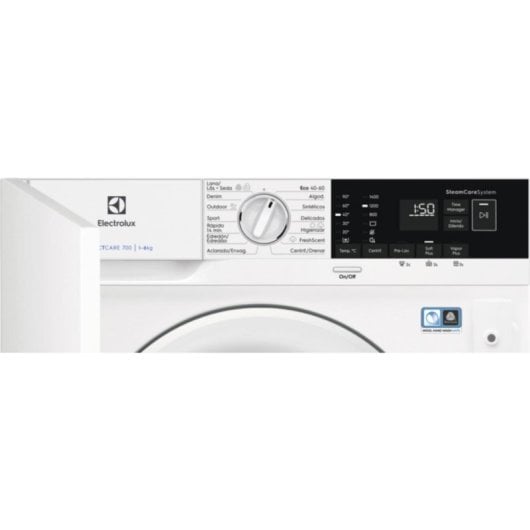 Lavadora Electrolux EN7F4842OF 8kg Carga Frontal 1400rpm B Blanca con SteamCare y SensiCare