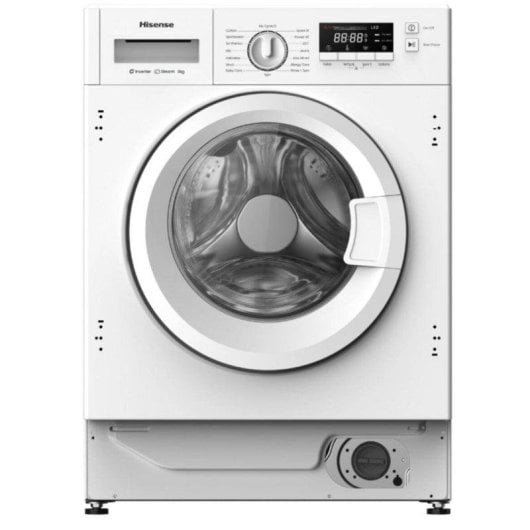 Lavadora Hisense WF3M841BWIES Carga Frontal 8 kg 1400 rpm A Blanca