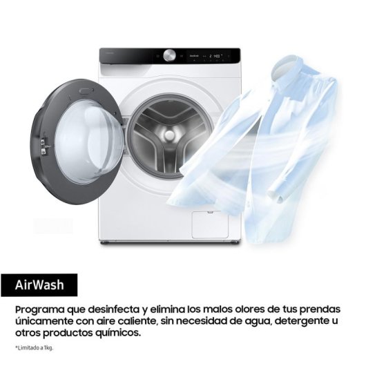 Lavasecadora Samsung 9kg/5kg A/E WD90DG6G94BKU3 com Autodosificação e Fundo Reduzido