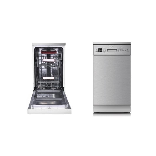 Lavavajillas Infiniton DIW-4513X 10 Servicios Clase E 45cm Inoxidable LED 7 Programas