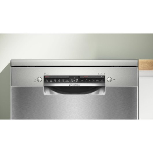 Lavavajillas Bosch Serie 4 SMS4HMI07E 14 Serviços Classe D Aço Inoxidável com Home Connect