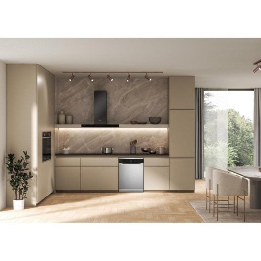 Lavavajillas Whirlpool W2F HD624 X 14 Serviços E Aço Inoxidável Preto Compacto