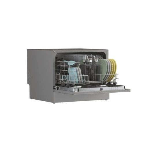 Lavastoviglie Candy RapidÓ CP 6E51LS 6 Coperti Classe E Inox Nero Compatto