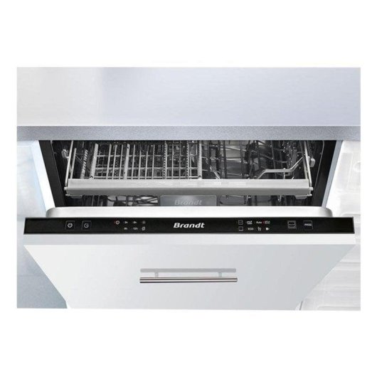 Lavavajillas Brandt FD1432J 14 cubiertos Clase D con apertura automática y 3 bandejas