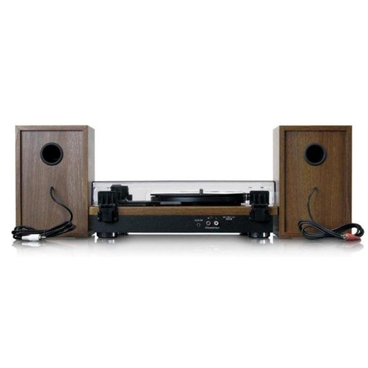 Tocadiscos Lenco LS-100WD Bluetooth Trazione Cinghia Vinile 33/45/78 RPM Rovere