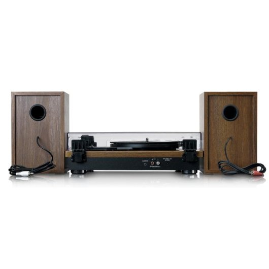 Tocadiscos Lenco LS-100WD Bluetooth Tracción Courroie 33/45/78 rpm Chêne