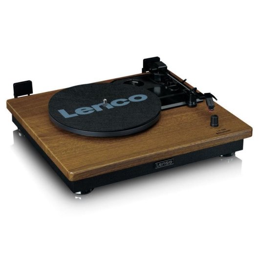 Tocadiscos Lenco LS-100WD Bluetooth Tracción Courroie 33/45/78 rpm Chêne