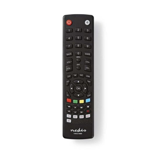 Mando a Distancia Universal Nedis TVRC2340BK IR Inalámbrico Botones Soporta 4 Dispositivos Negro