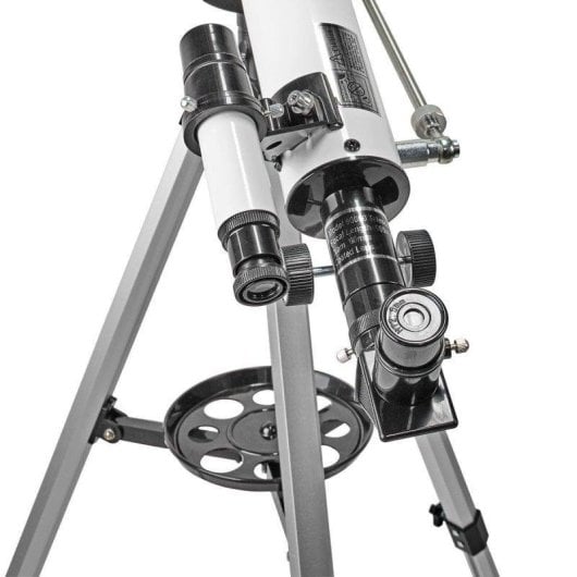 Telescopio Nedis SCTE5060WT Refractor 600 mm 50 mm Metal Negro Blanco
