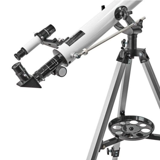 Telescopio Nedis SCTE5060WT Refractor 600 mm 50 mm Metal Negro Blanco