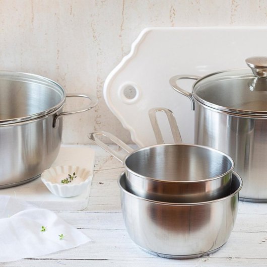 Olla a presión BRA A393954 5L Acero inoxidable 22 cm plata alto rendimiento