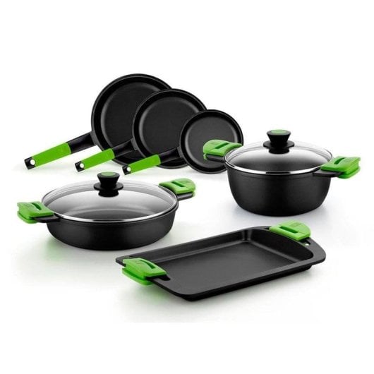 BRA Prior A403924 6,8L Aluminium Antihaft Schwarz 24cm Induktion/Gas