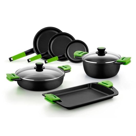 BRA Prior A403924 6,8L Aluminium Antihaft Schwarz 24cm Induktion/Gas