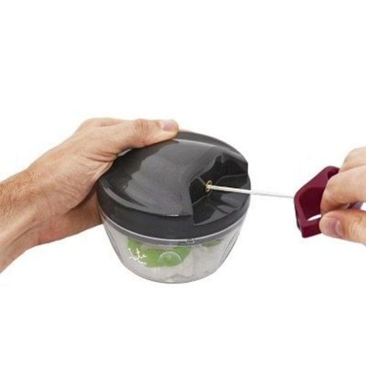 Picadora manual Jata AC57E 300ml cuchilla inox 3 alturas accesorios batidor base antideslizante