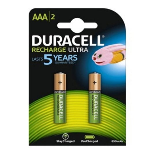 Batterie Duracell 203815 rechargeable AAA NiMH 800 mAh 2 pièces