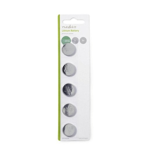 Batterie Nedis BALCR20325BL CR2032 Lithium 3 V 5 Stück Batterie
