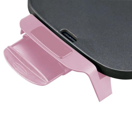 Plancha de asar JATA JEGR5522 Superficie Durastone 1000W 280x220mm Rosa Antiadherente