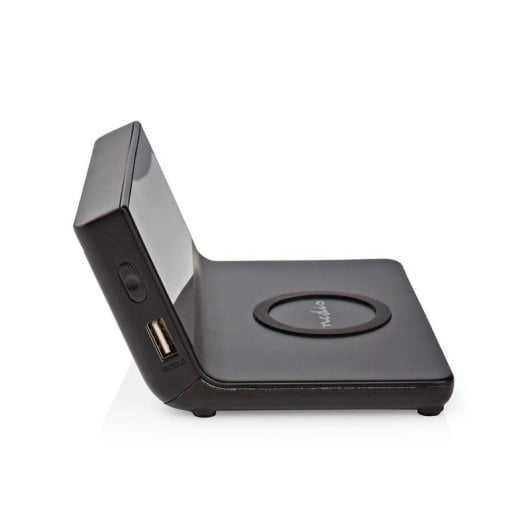 Digitaler Wecker Nedis WCACQ20BK LED Qi Ladefunktion Schwarz Digitaler Wecker Nedis WCACQ20BK LED Qi Ladefunktion Schwarz
