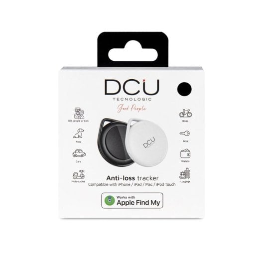 Rastreador GPS DCU Advance Tecnologic 34154010 Negro Compatible Apple Find My 6000h