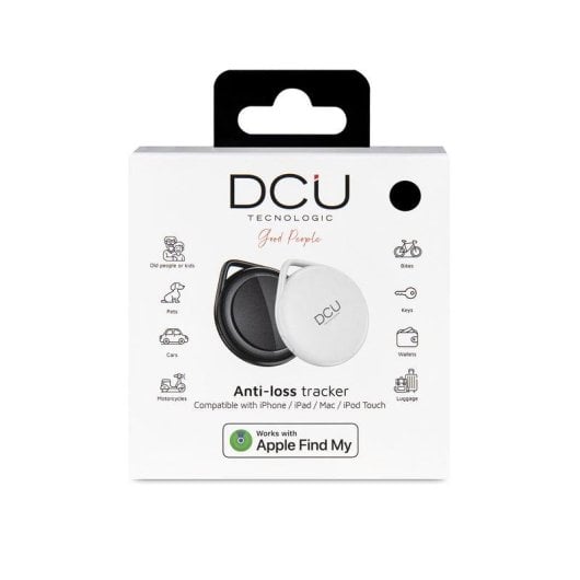 DCU Advance Tecnologic 34154010 GPS-Tracker Schwarz Apple Find My Kompatibel 6000h