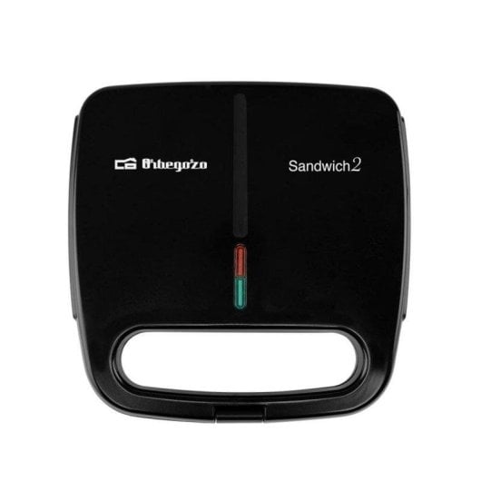 Sandwichera Orbegozo SW 4910 4 sandwiches plaques antiadhésives sécurité surchauffe noir