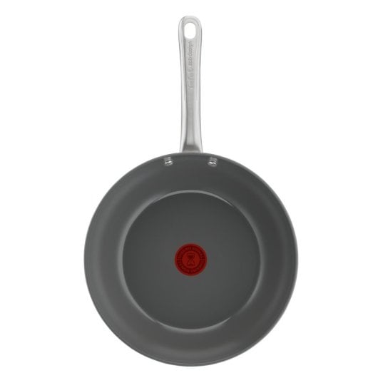 Wok Tefal Renew+ C42419 Cerámico Aluminio 28cm Gris Antiadherente 3,67L