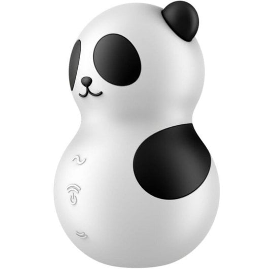 Vibrador Satisfyer Pocket Panda 11 intensidades ondas presión 12 programas vibración impermeable